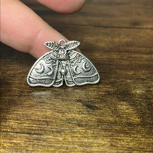 Moth Pendant Necklace